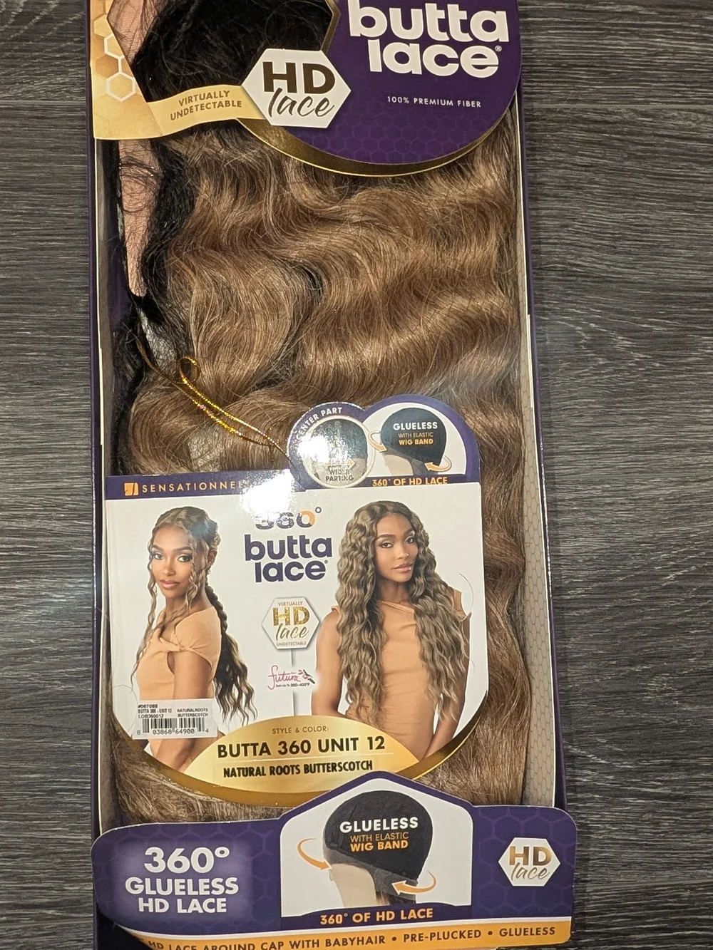 Sensationnel Butta 360 HD Lace Glueless Lace Wig - Unit 12